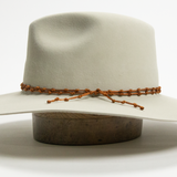 Nylon Knotted Hat Band - Rust