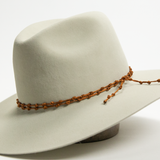Nylon Knotted Hat Band - Rust