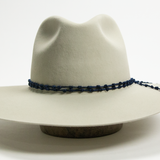 Nylon Knotted Hat Band - Navy