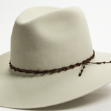 Nylon Knotted Hat Band - Brown
