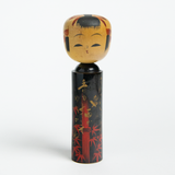 Kokeshi Doll - Red Bamboo