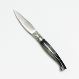 Enzo Alfano Pocket Knife - Red Leather Sheath