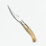 Enzo Alfano Pocket Knife - Tan Leather Sheath