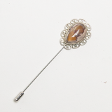 Mexican Opal Hat Stick Pin - Teardrop