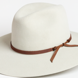 Leather Tie Hat Band - Dark Brown