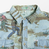 Guess by Marciano Western Cowboy Scene Shirt