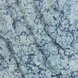 Mercedez Rex Silk Scarf - Indigo Stone