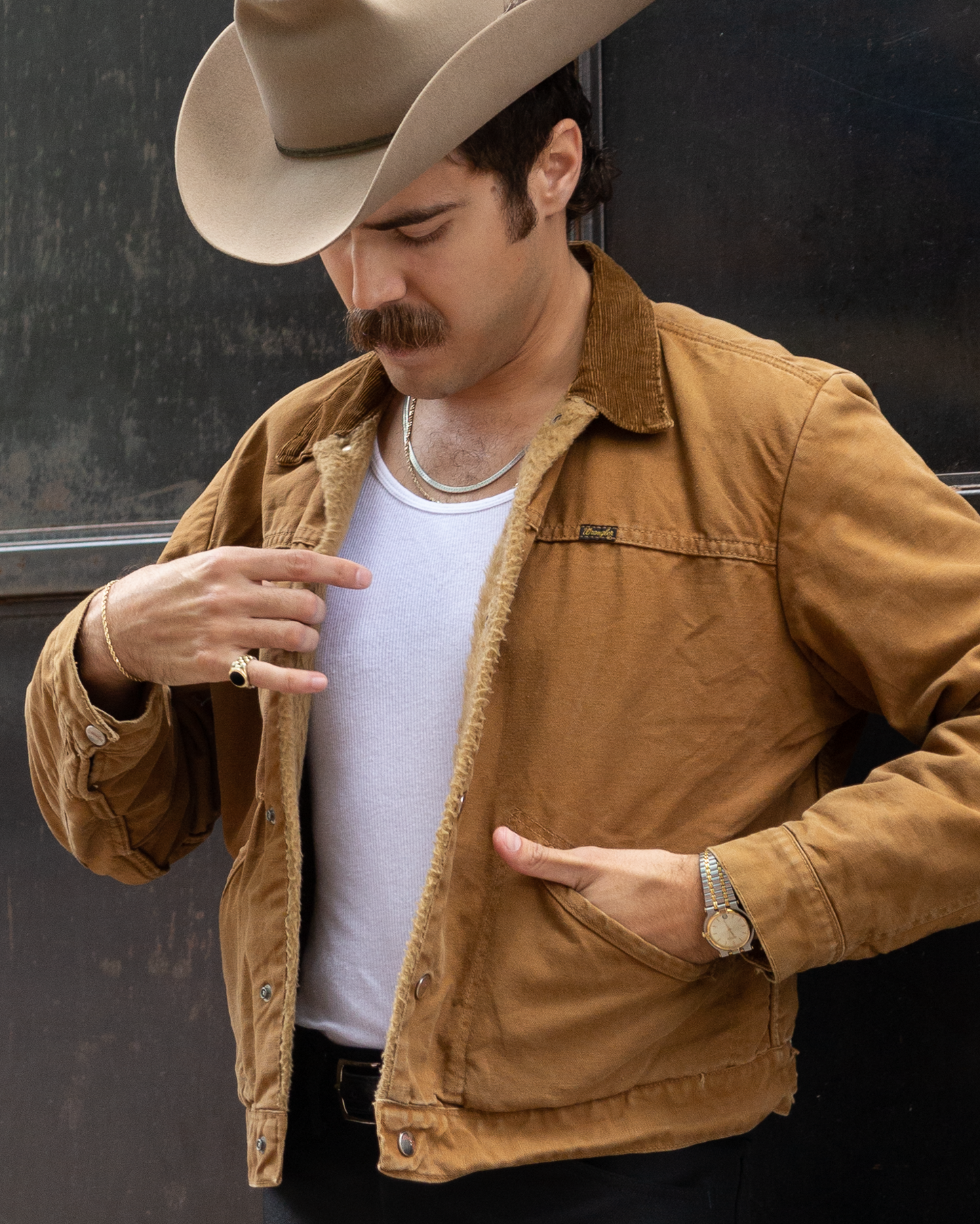 Wrangler Tan Canvas Jacket