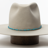 Turquoise Glass Hat Band