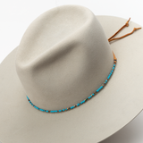 Turquoise Glass Hat Band
