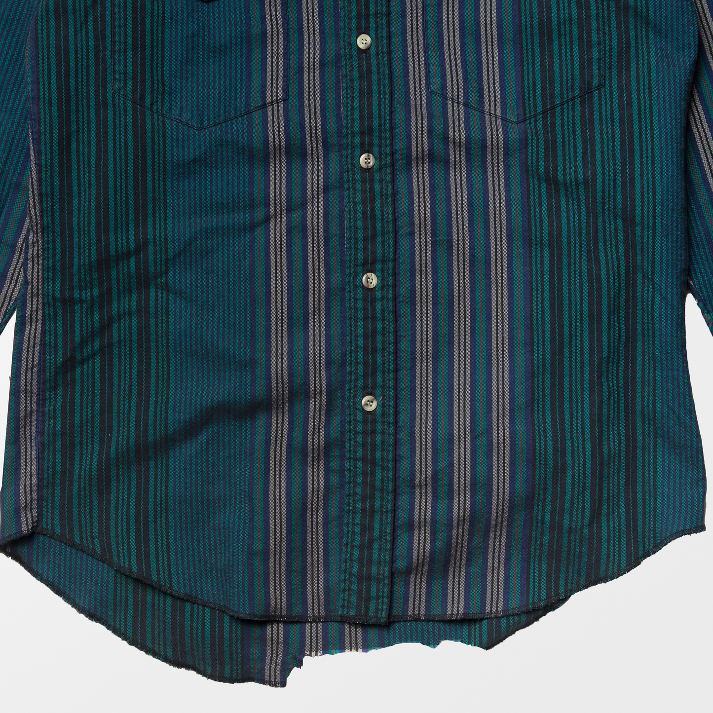 Vintage 90s Wrangler Striped Long Sleeve Button Up