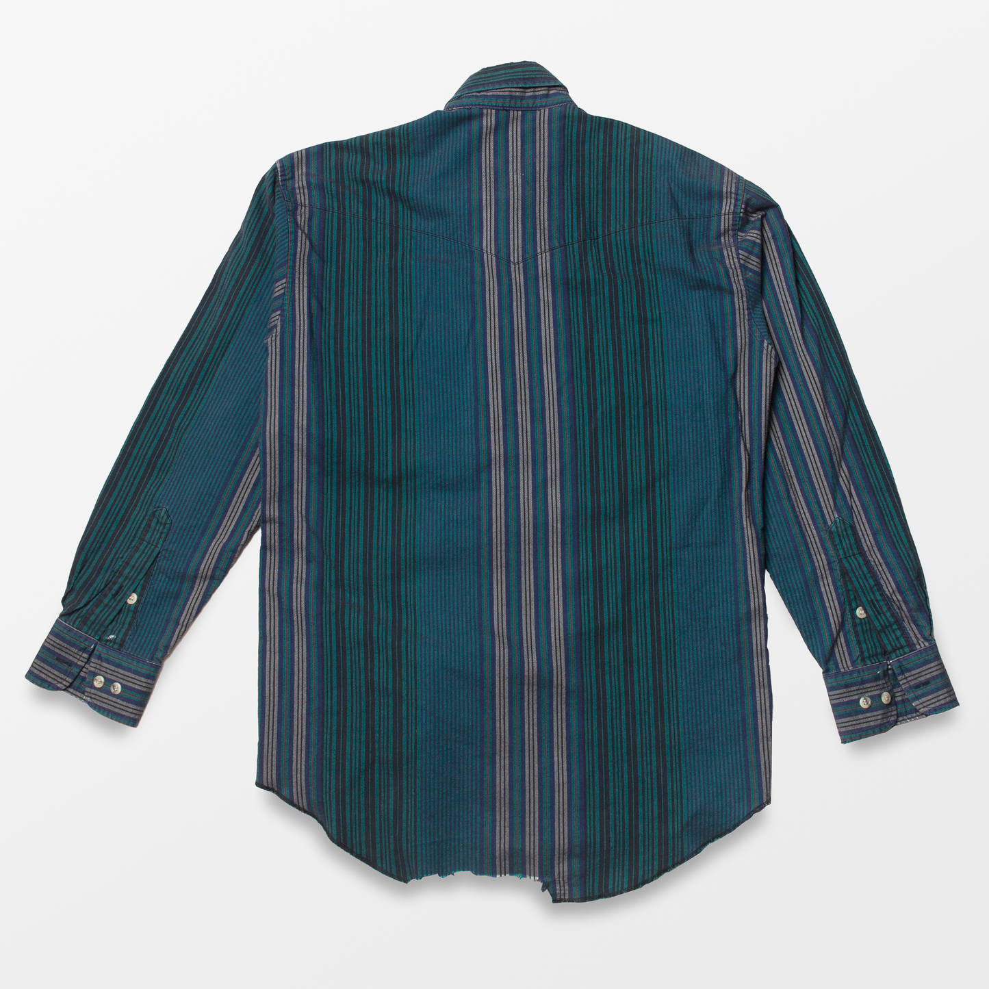 Vintage 90s Wrangler Striped Long Sleeve Button Up