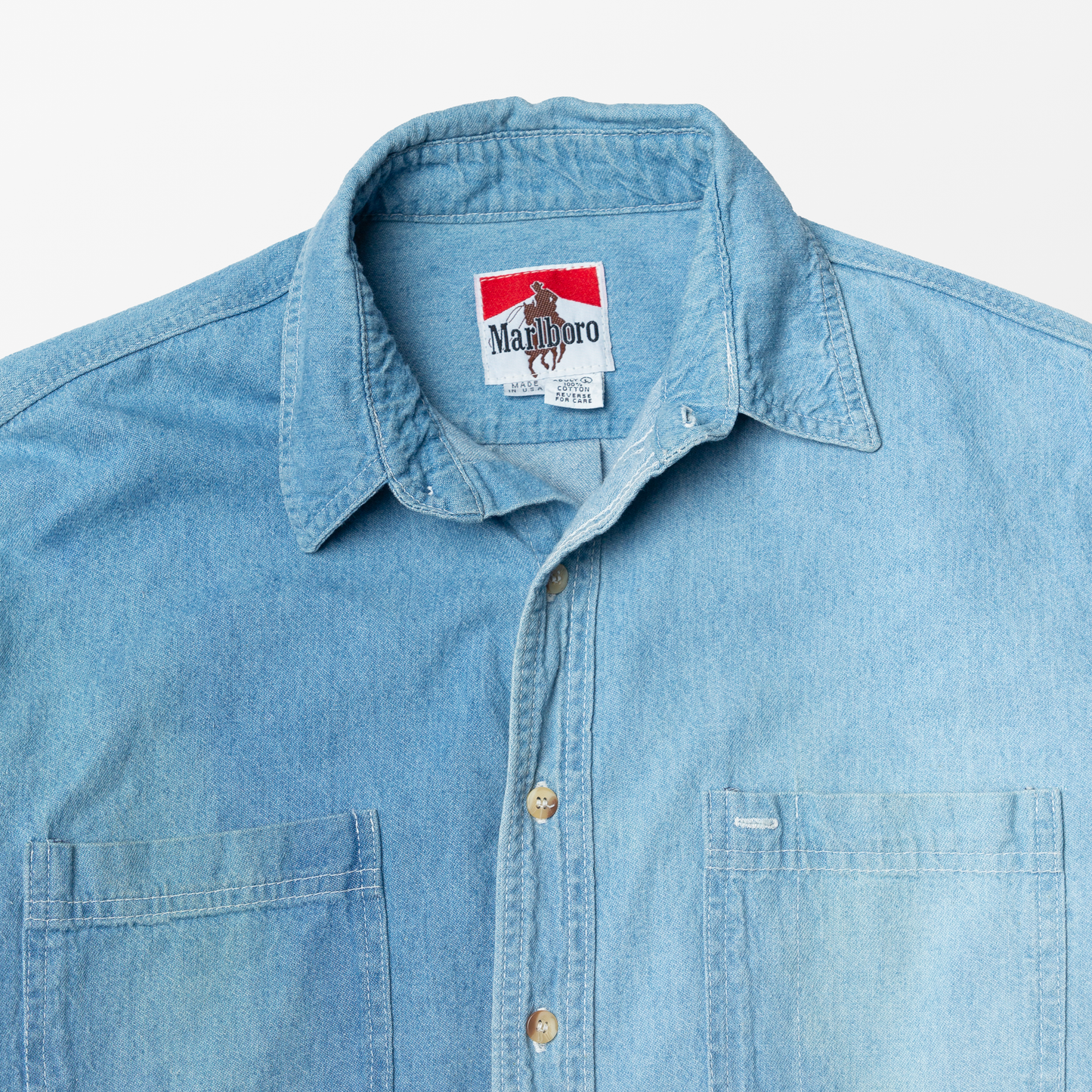 Marlboro Faded Denim Shirt