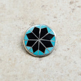 Zuni Turquoise Star Pin
