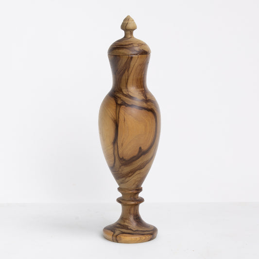 Wooden Vessel with Lid