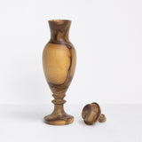 Wooden Vessel with Lid