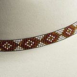 Beaded Stretch Hat Band - Gold
