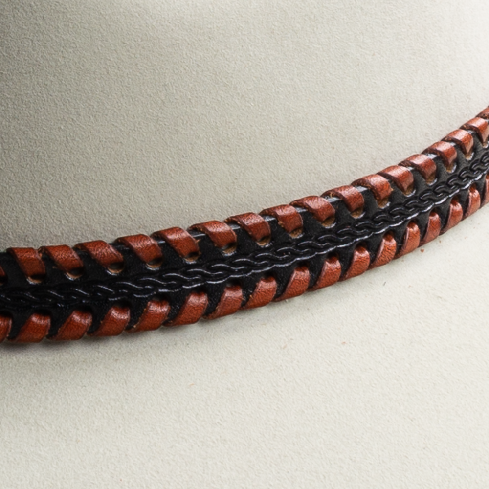 Braided Hat Band, Leather hat band