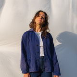 Kyoto Vintage Cotton Work Jacket in Indigo #2