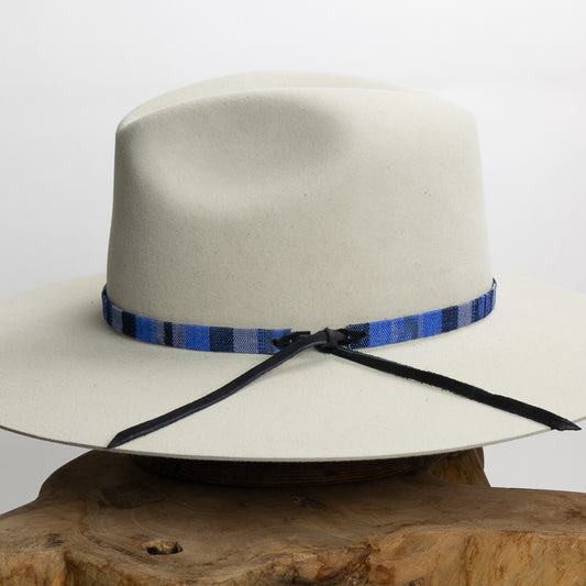 Tapestry Tie Hat Band - True Blue