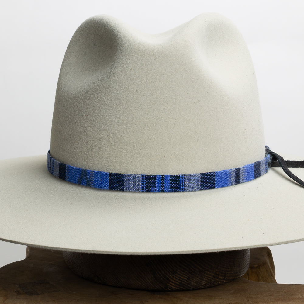 Tapestry Tie Hat Band - True Blue