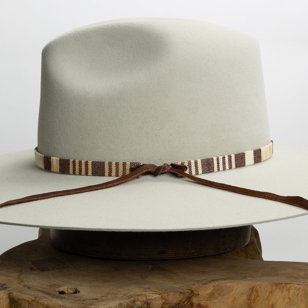 Tapestry Tie Hat Band - Coffee