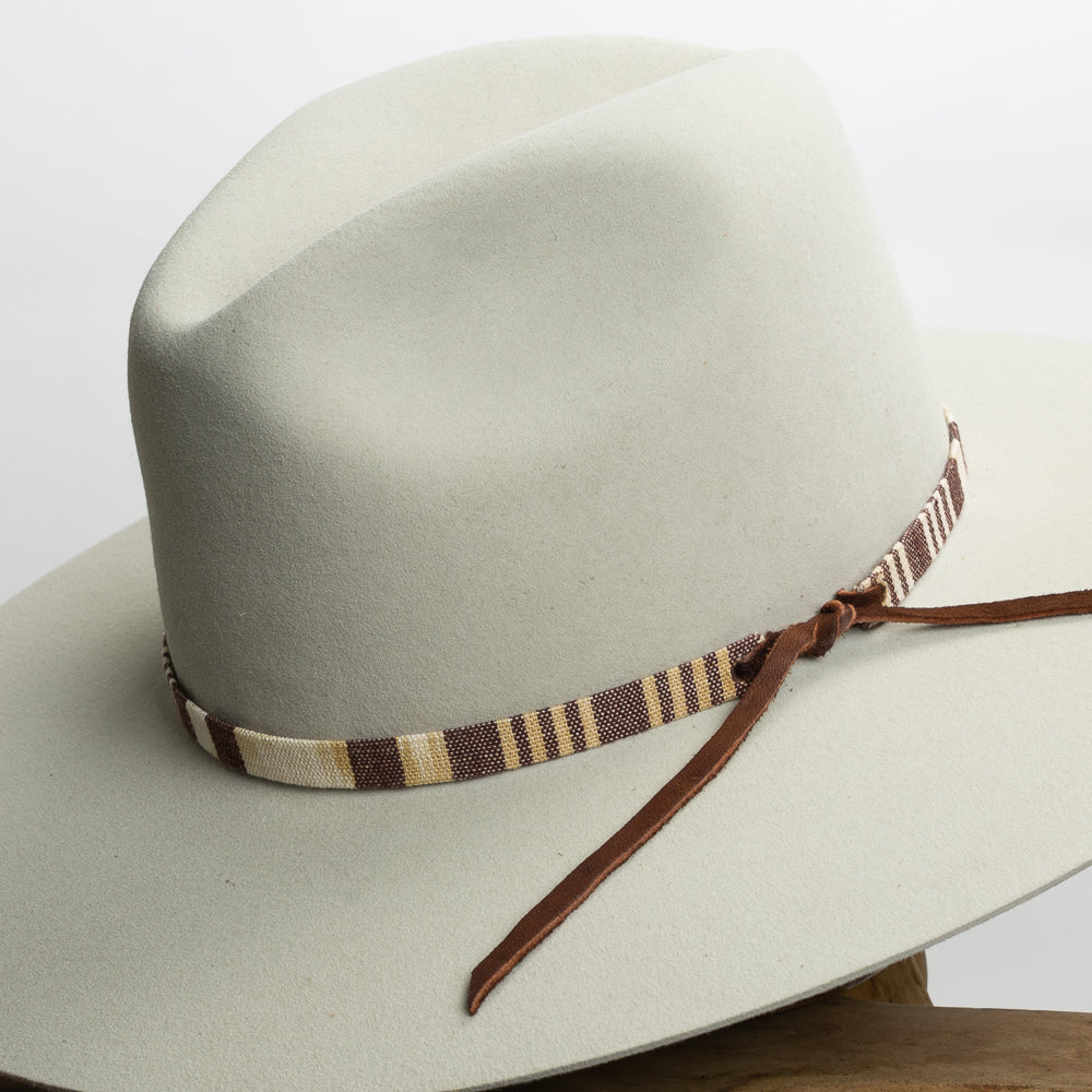 Tapestry Tie Hat Band - Coffee