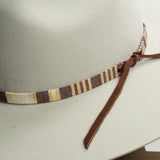 Tapestry Tie Hat Band - Coffee