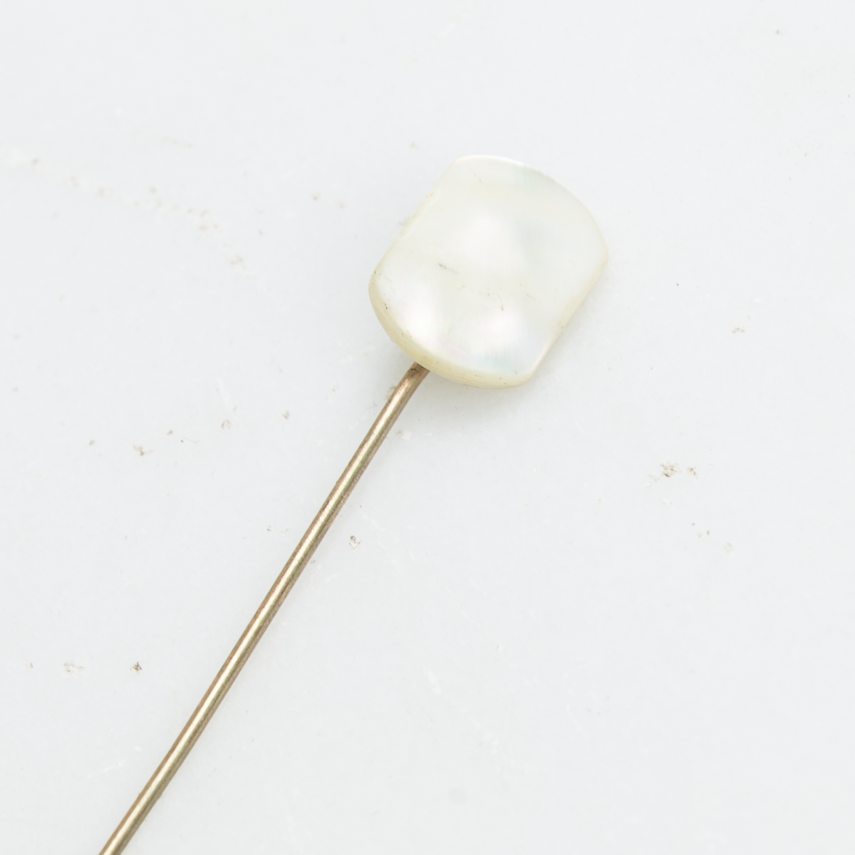 Stadium Mother of Pearl Stick Pin