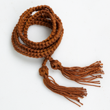 Nylon Braided Hat Band - Rust