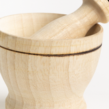 Wooden Mortar + Pestle