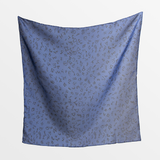 The Small ‘Bob Wire’ Wild Silk Rag - Blue Ranch Signs