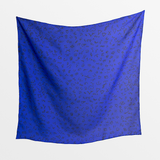 The Small ‘Bob Wire’ Wild Silk Rag - Cobalt Ranch Signs