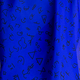 The Small ‘Bob Wire’ Wild Silk Rag - Cobalt Ranch Signs