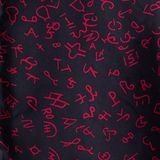 The Small ‘Bob Wire’ Wild Silk Rag - Black Ranch Signs