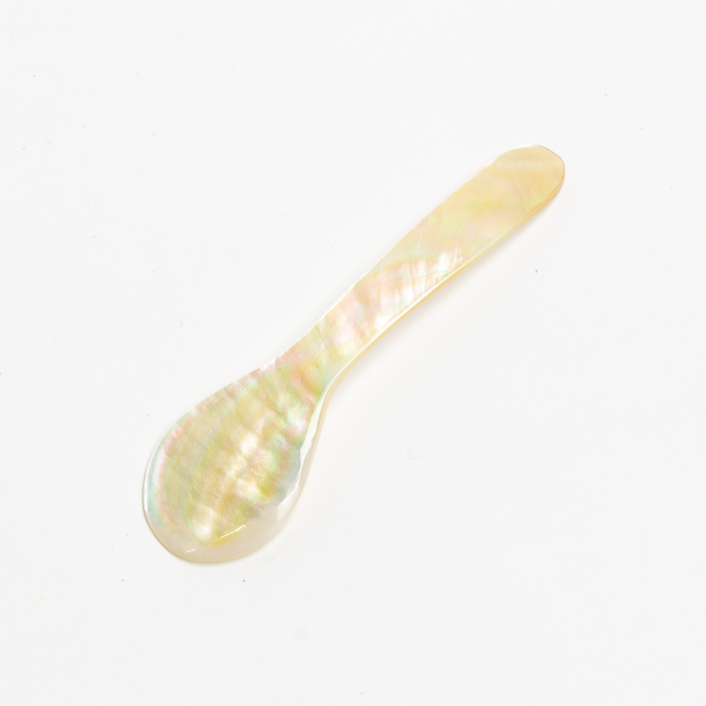 White Shell Caviar Spoon