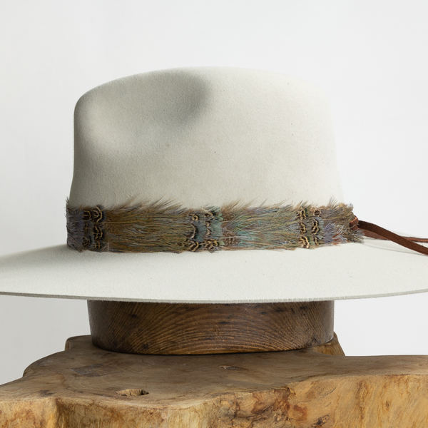Feather Hat Band - Blue Reeves – Maufrais-Austin
