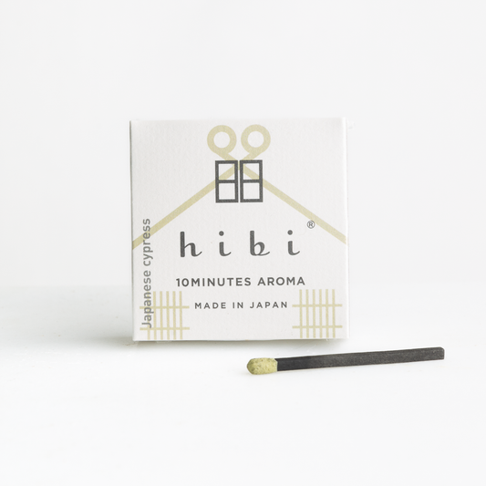 Hibi Incense 8 Match Box - Japanese Cypress