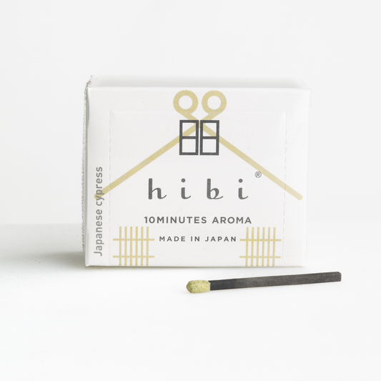 Hibi Incense 30 Match Box - Japanese Cypress