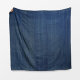 Japanese Boro Indigo Cloth - Tan Patchwork