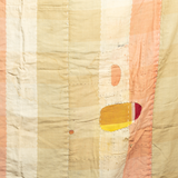 Japanese Boro Indigo Cloth - Tan Patchwork