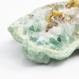 Green Fluorite Quartz Ore Cluster