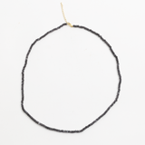 Lekha Crystal Necklace - Grey Onyx