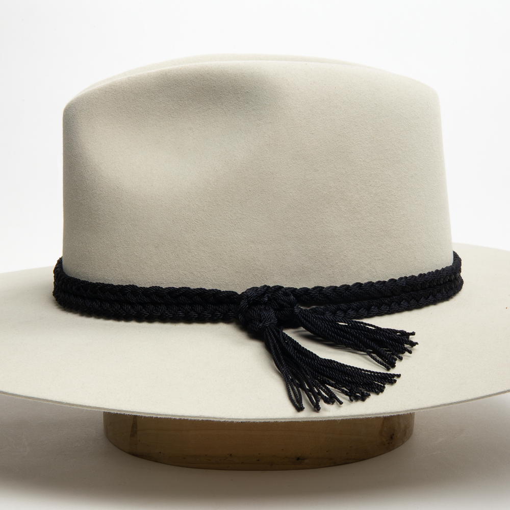 Nylon Braided Hat Band - Black