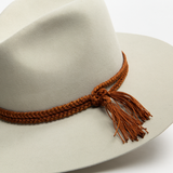 Nylon Braided Hat Band - Rust