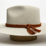 Nylon Braided Hat Band - Rust