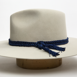 Nylon Braided Hat Band - Navy