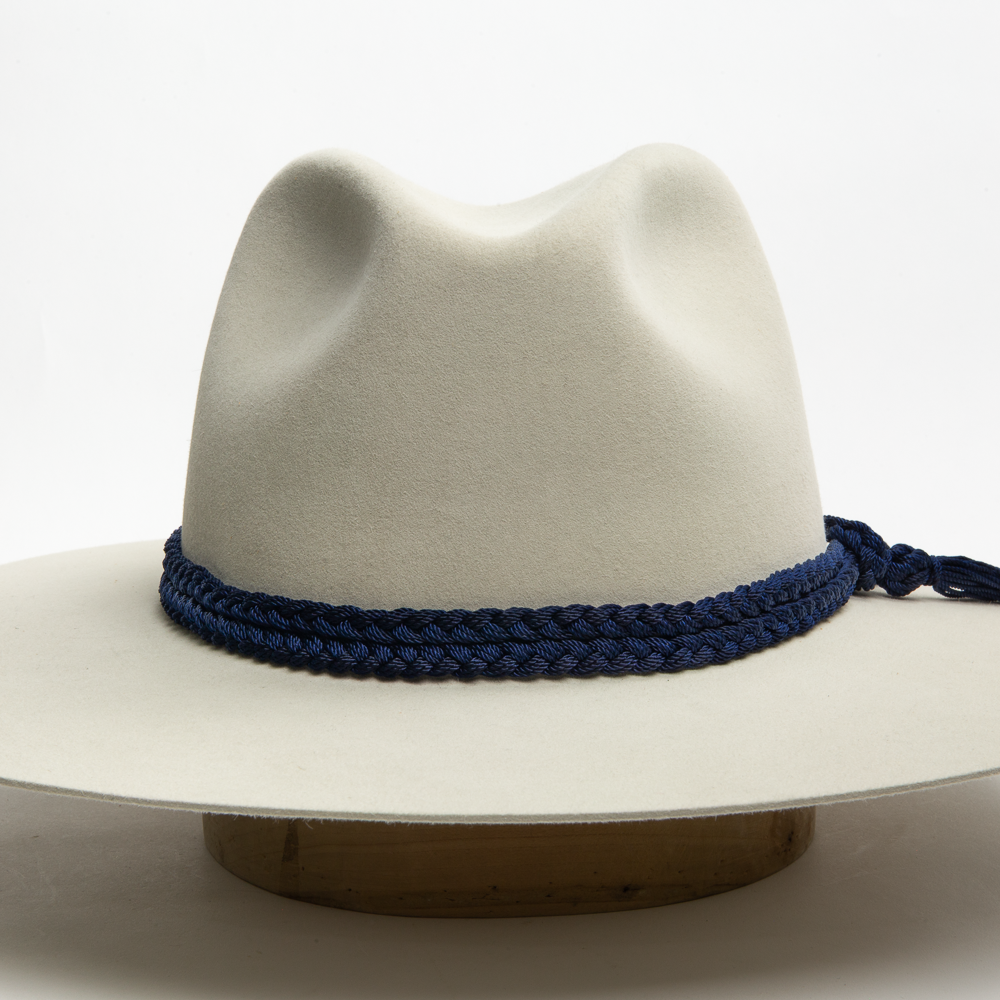 Nylon Braided Hat Band - Navy