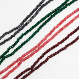 Lekha Crystal Necklace - Grey Onyx