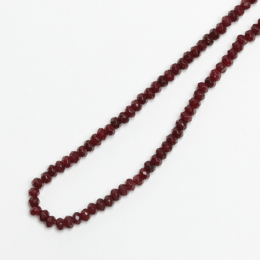 Lekha Crystal Necklace - Ruby Onyx